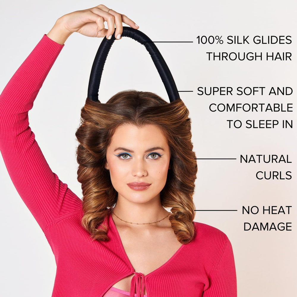 boucles volumineuses et hydratées sans chaleur SILKE