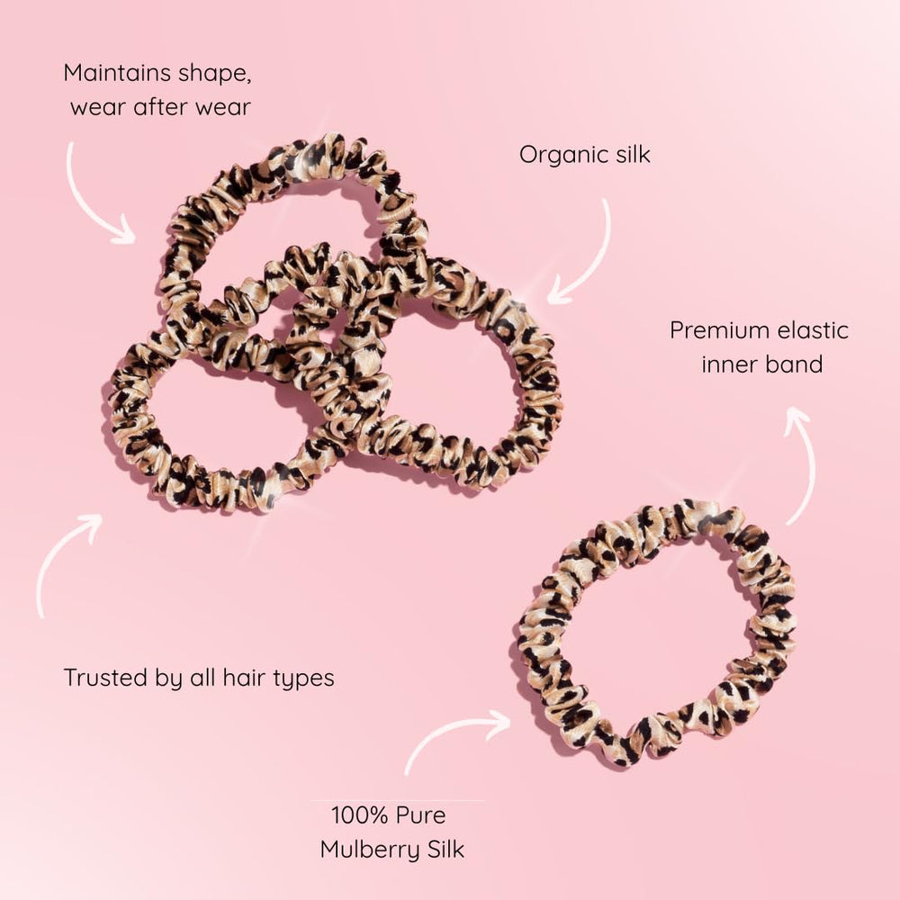 Silkie pochette de rangement voyage protège les scrunchies pendant les déplacements.