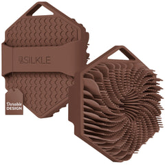 SILKLE brosse silicone corps dans la main, exfoliation douce.