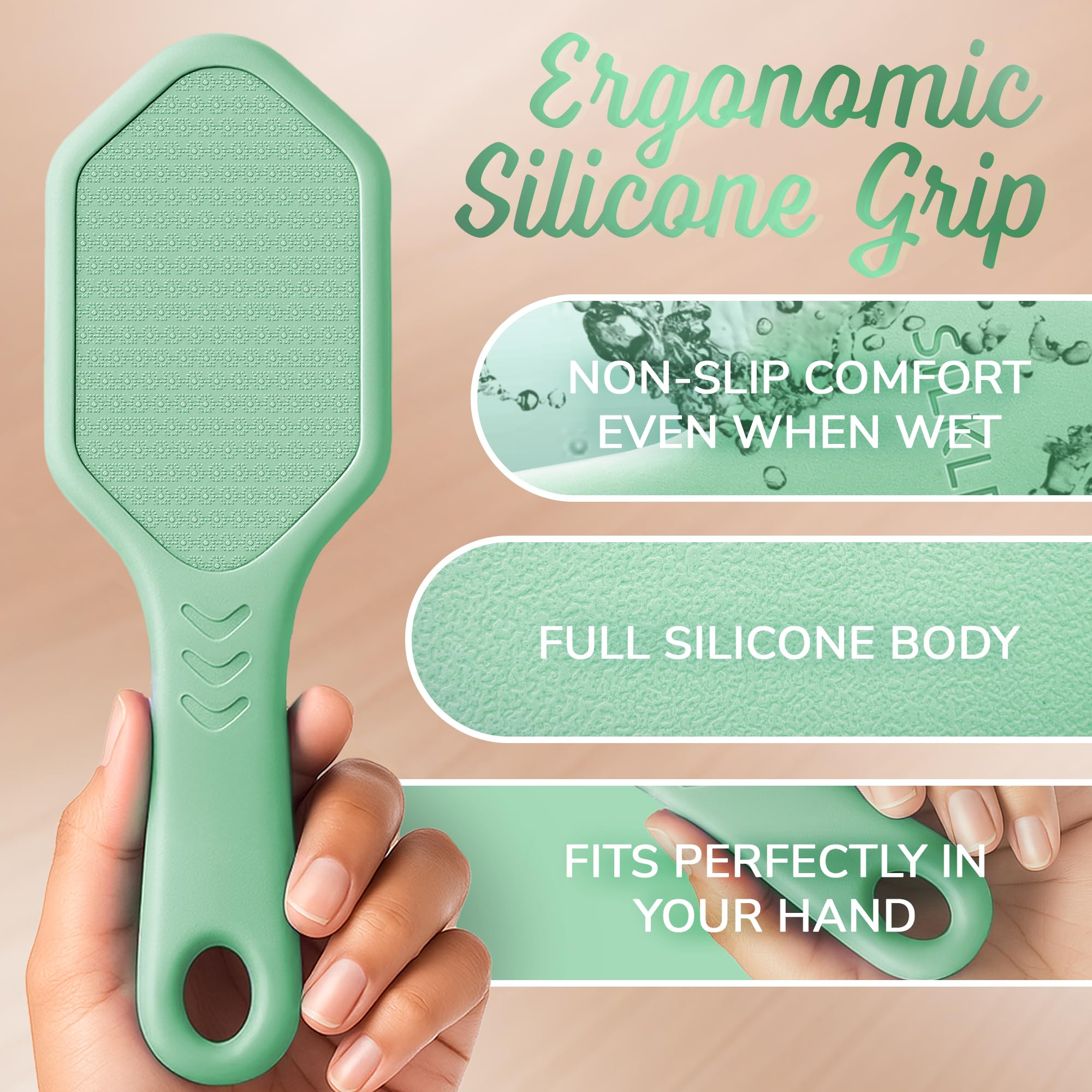 SILKLE outil-pieds-3-en-1: exfolier, lisser et entretenir les pieds