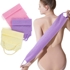Silkyhose dos-exfoliant-double-face beige: exfolie le dos en douceur.