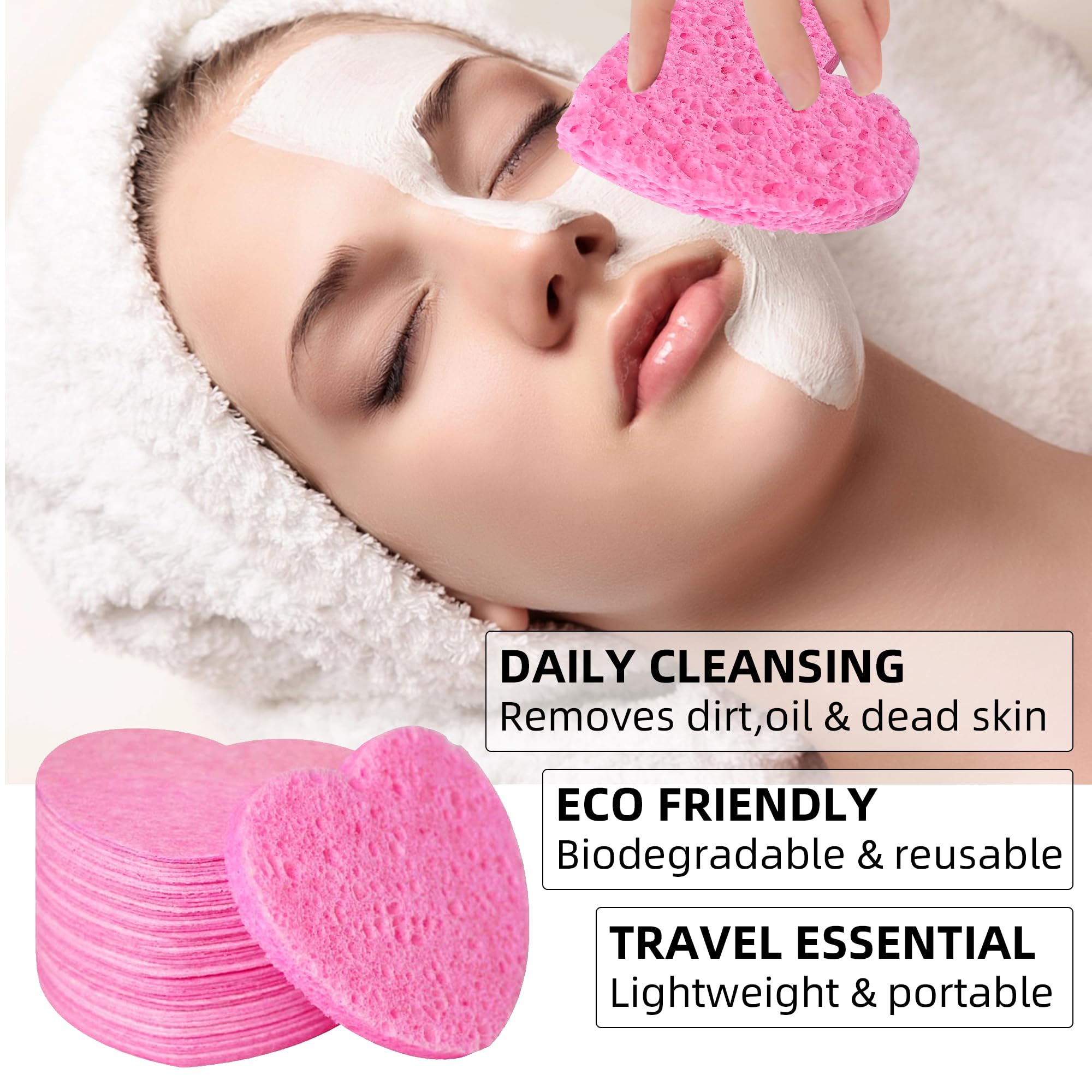 Éponge Silkyhose Exfoliation légère utile avec masque visage