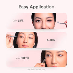 Bande transparente des cils Silly George pour une intégration discrète.