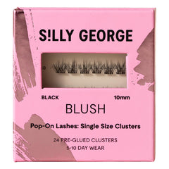 Cils Silly George Pop-On: 24 clusters pour un look naturel sans effort.