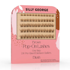 Silly George Pop-On Cils, étui élégant et look naturel.