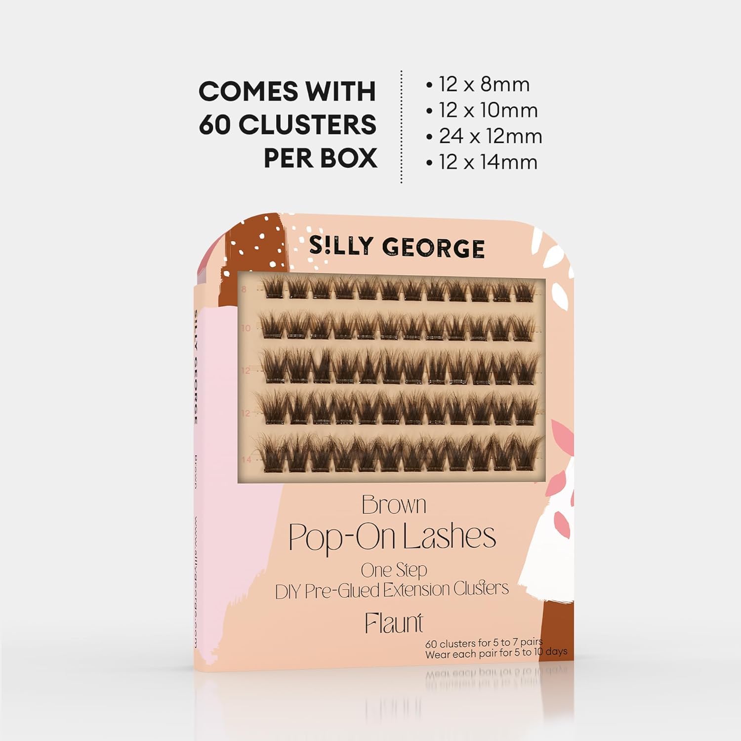 Silly George Pop-On Lashes : confort quotidien grâce à des clusters délicats et invisibles