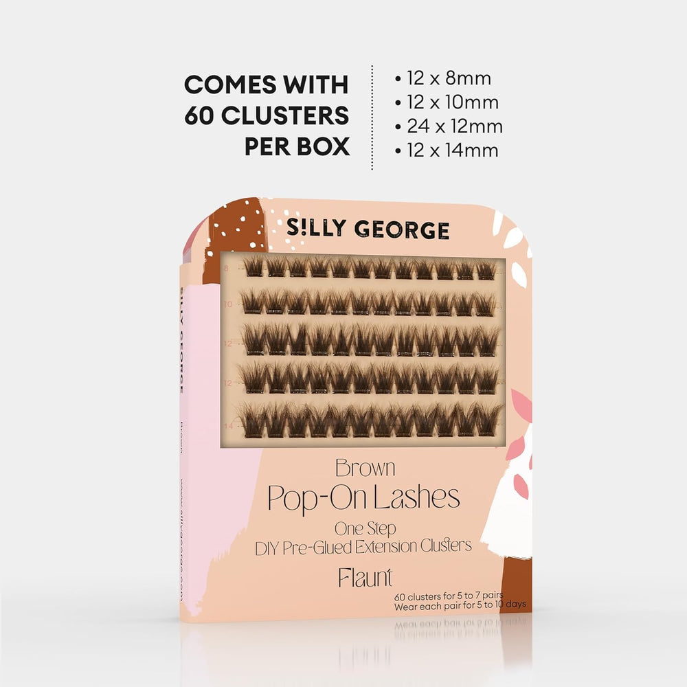 Silly George Pop-On Lashes : confort quotidien grâce à des clusters délicats et invisibles