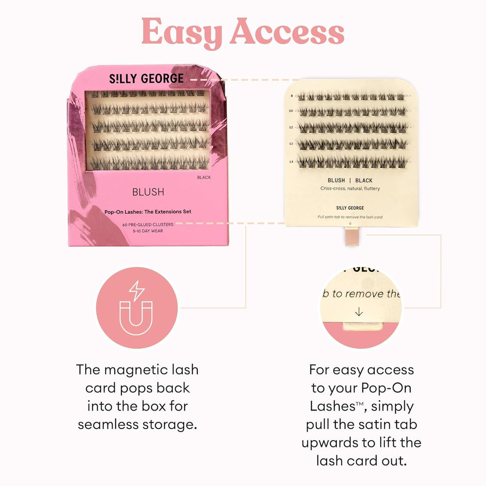 Silly George Pop-On Lashes fabrication américaine – marque locale et qualité premium.