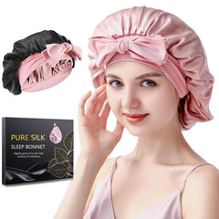 Silmana bonnet-dormir en soie 22 momme, douceur et glisse sans frottement nocturne.
