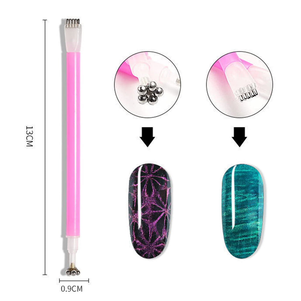 SILPECWEE oeil-de-chat: aimants precis pour motifs elegants sur ongles.
