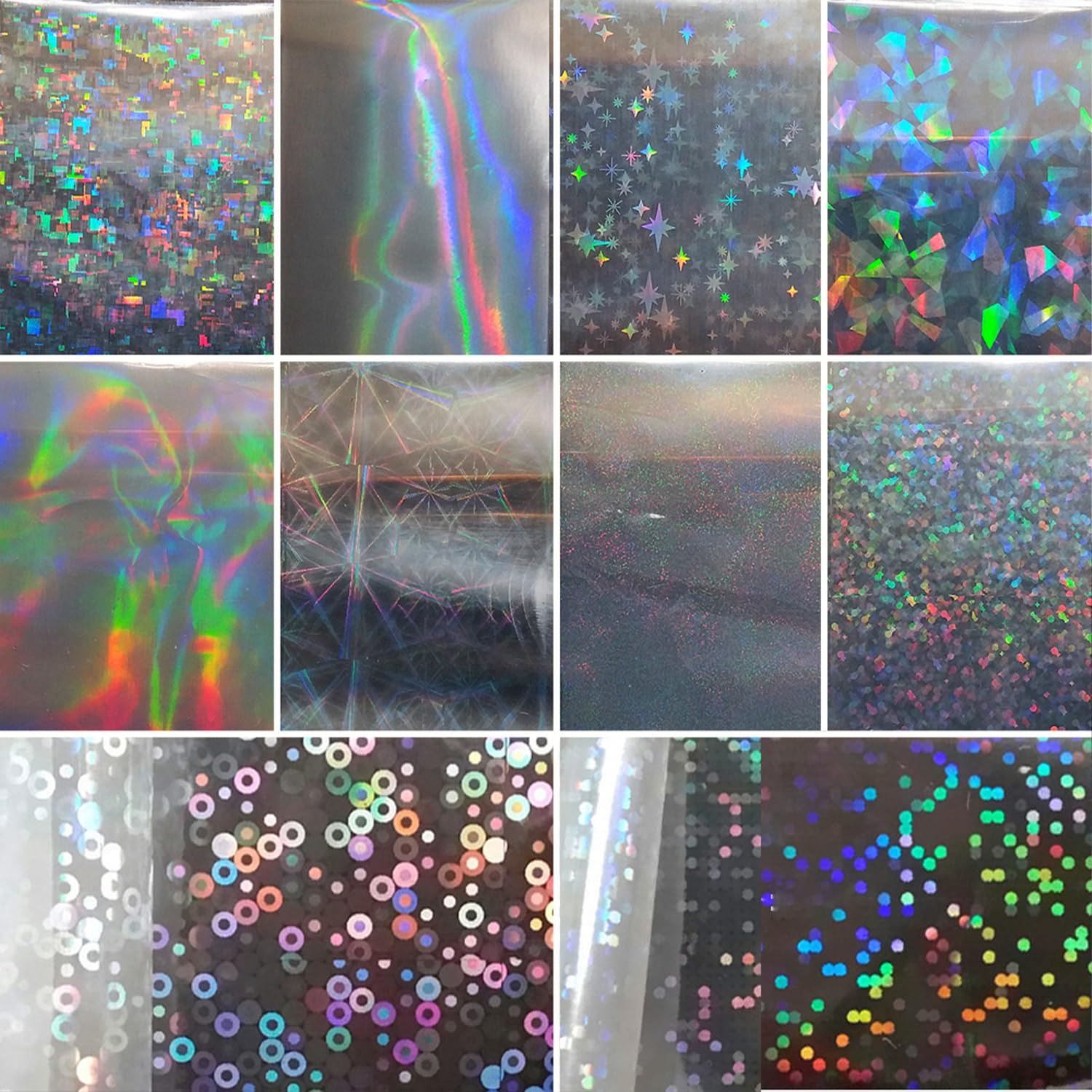 SILPECWEE Aurora – fragments de verre sur ongles, effet sophistiqué et texturé.