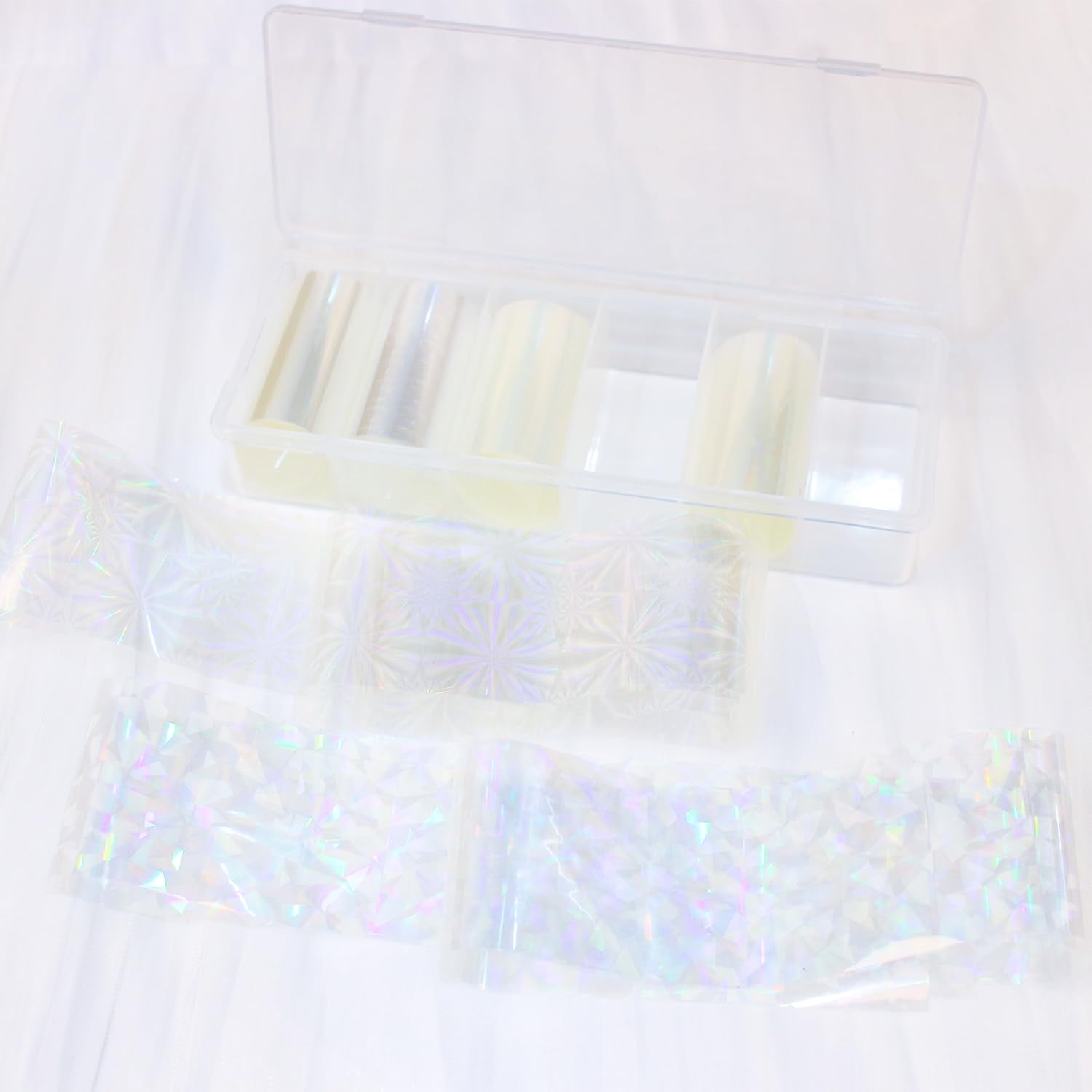 SILPECWEE Aurora – rouleau 4cm70cm, application facile sur ongles.
