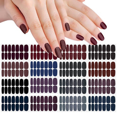 SILPECWEE bandes ongles noires solid es pour une manucure rapide et chic