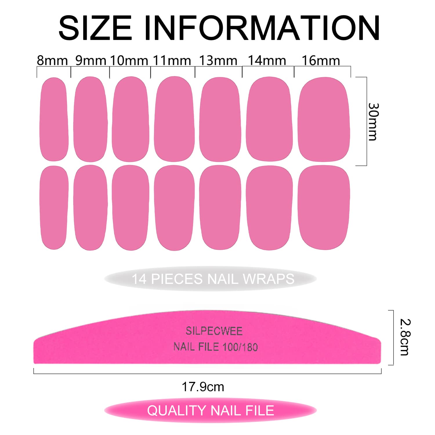 Dégradé de couleurs SILPECWEE, effet chic et tendance sur les ongles