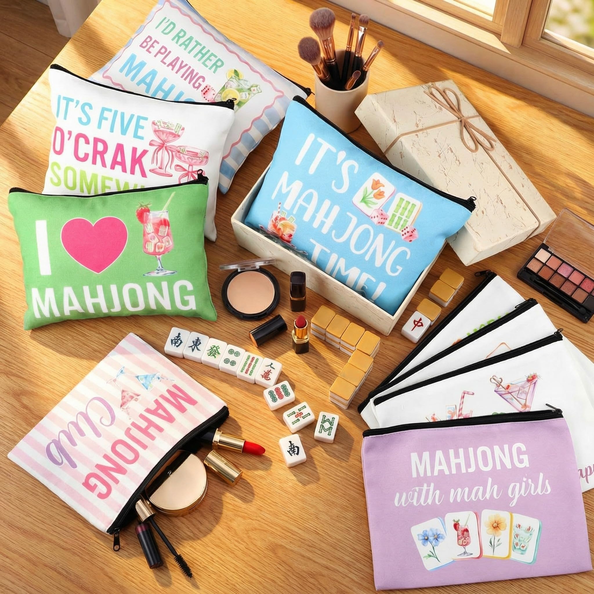 Matériau canvas de qualité SilTriangle Mahjong, durable et facile à nettoyer.