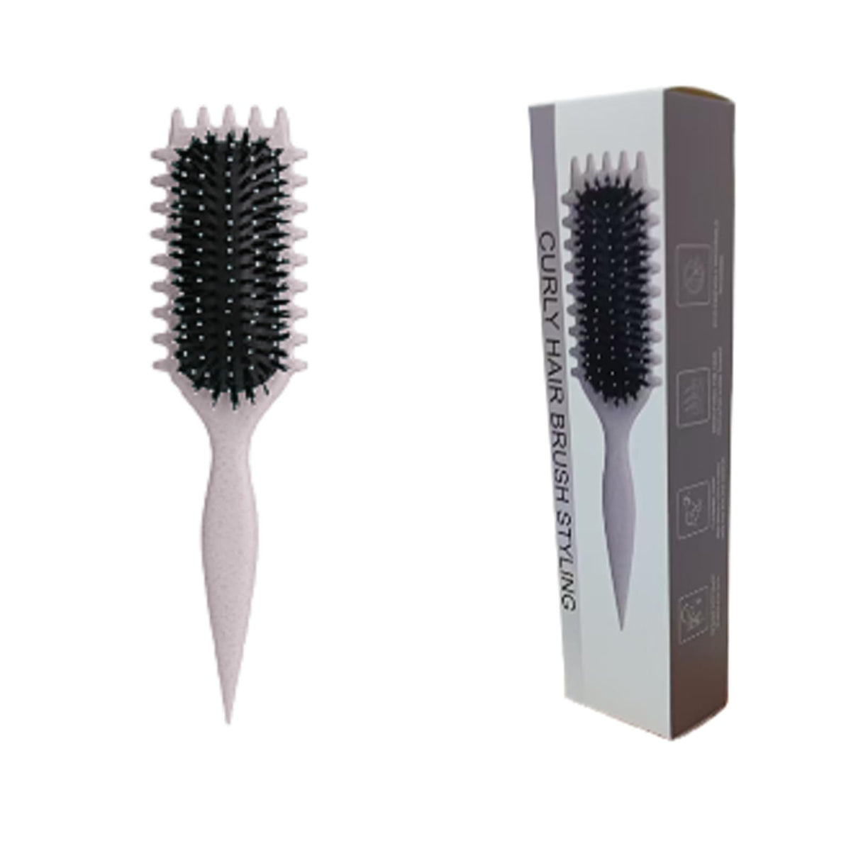 Siluannan brosse definisseur-boucles pour un modelage précis.