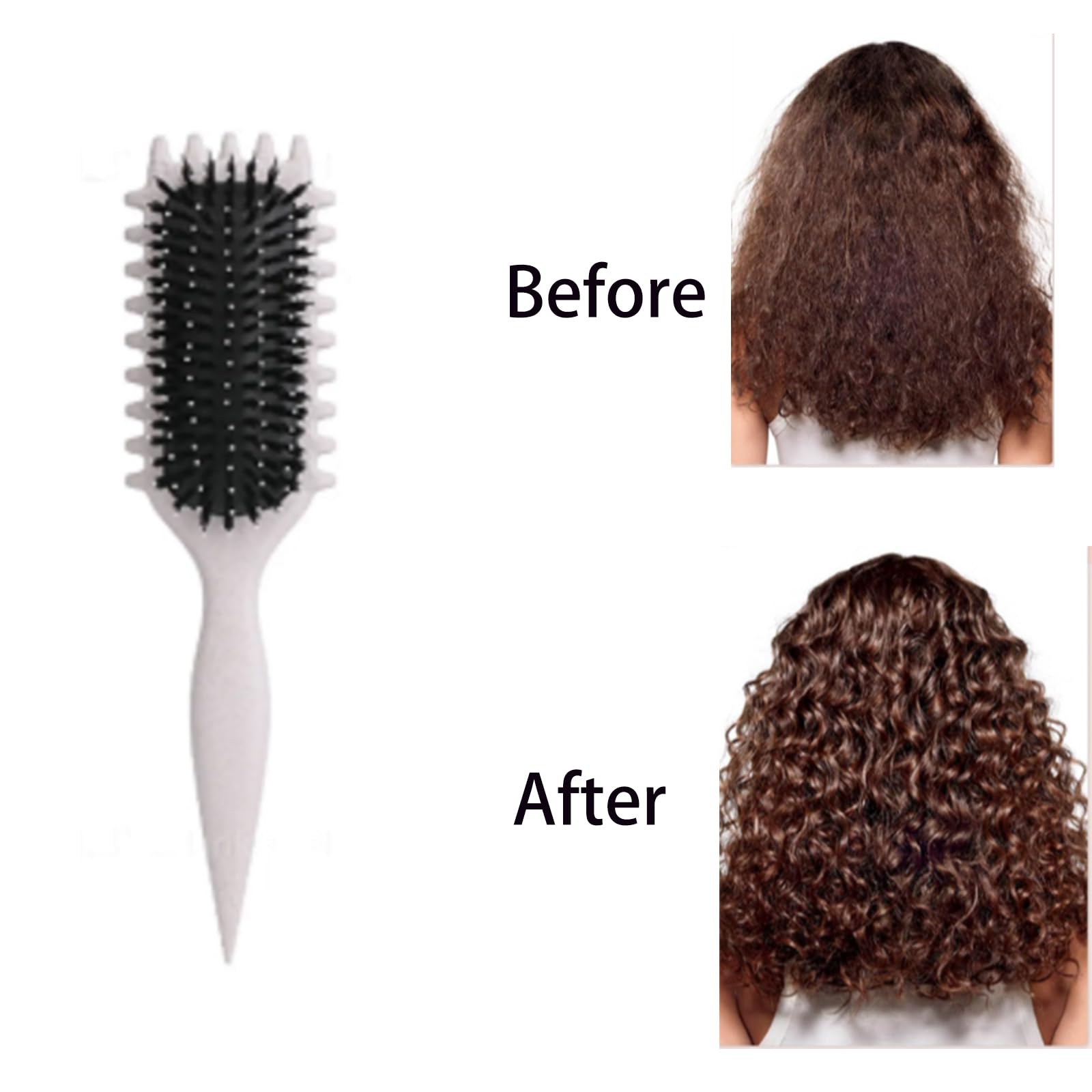 Siluannan brosse poils-billes pour démêler sans tirer.