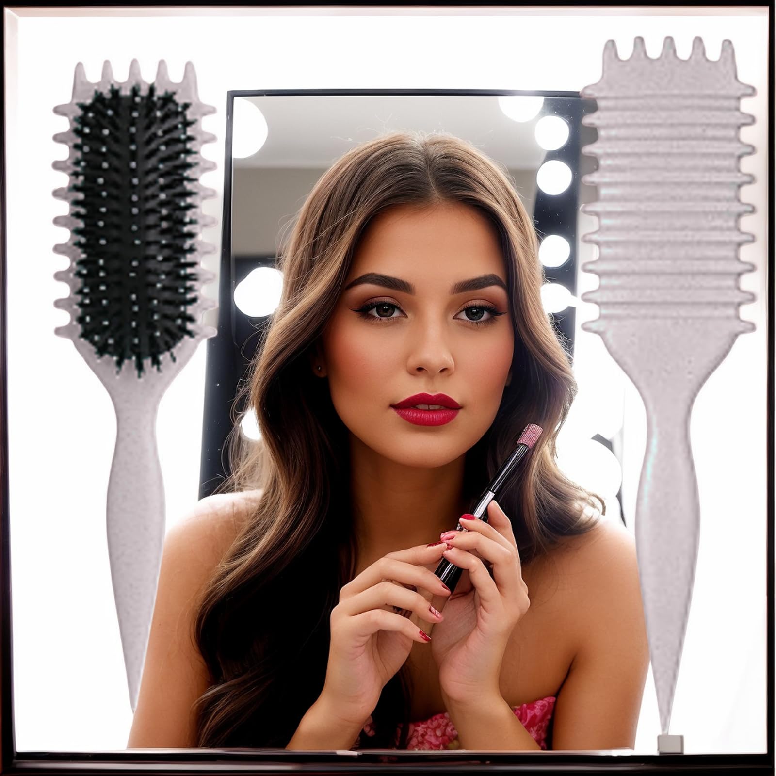 Siluannan brosse séchage-cheveux pratique lors du coiffage.