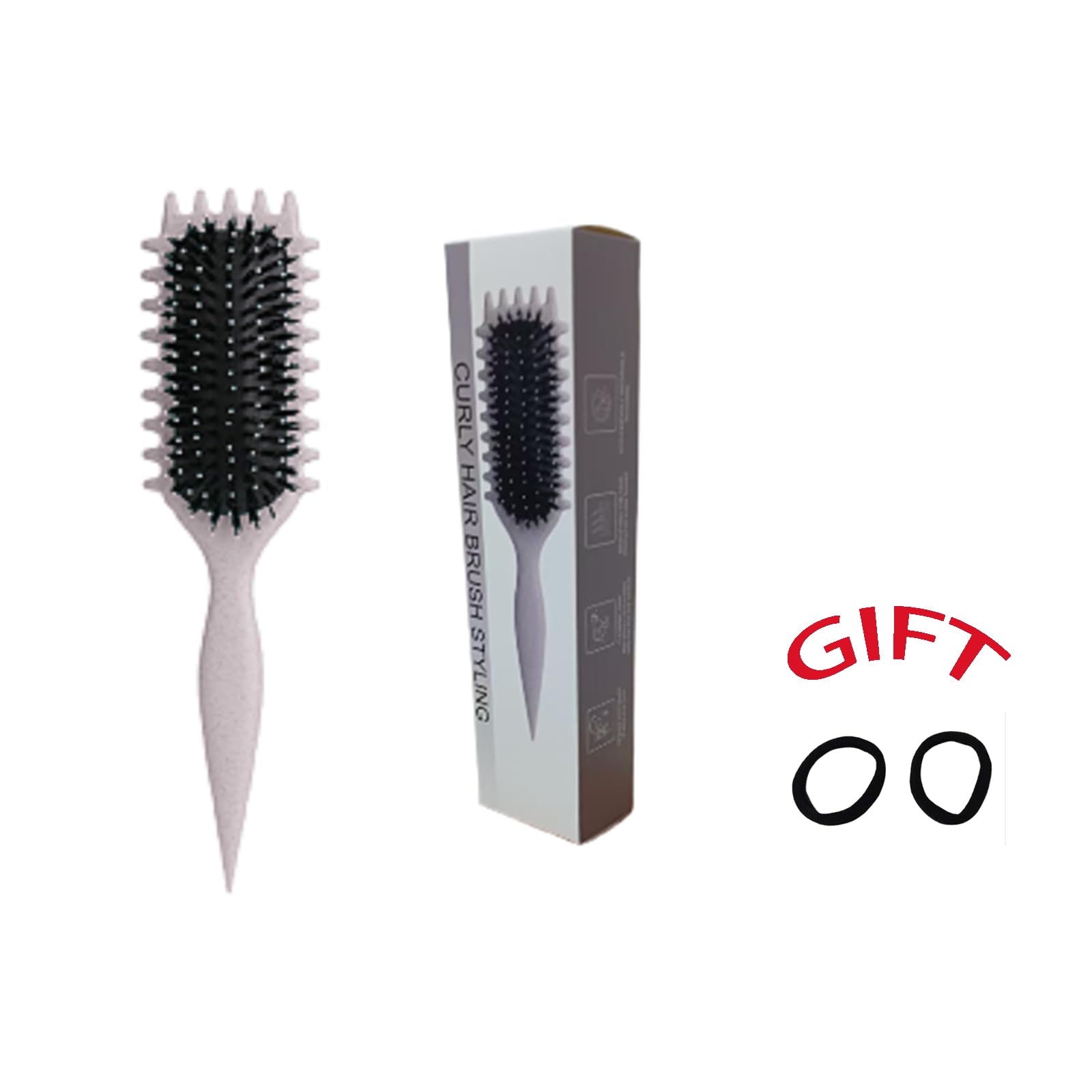 Siluannan brosse usage-quotidien pour un coiffage rapide.