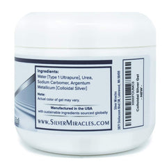 Gel apaisant Silver Miracles – ingrédients purs et formulation sans parfum.
