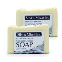 Savon Silver Miracles, barre rustique pour une peau douce et naturelle.