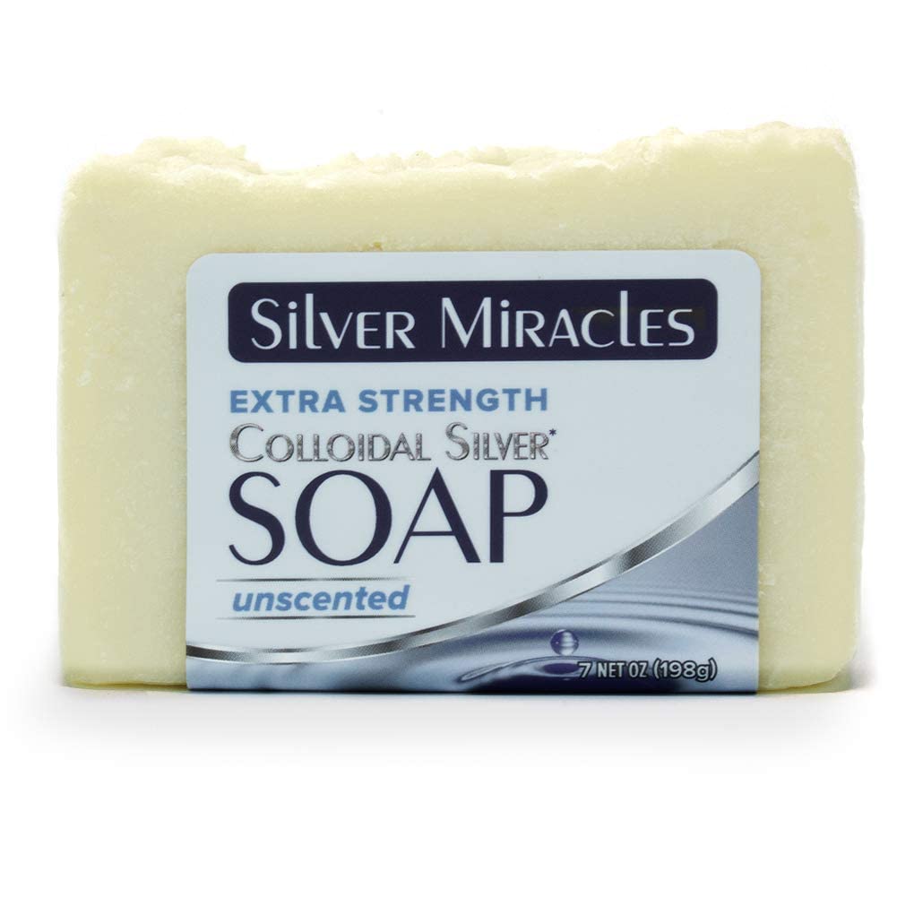 Savon Silver Miracles, mousse douce et riche pour hydratation légère.