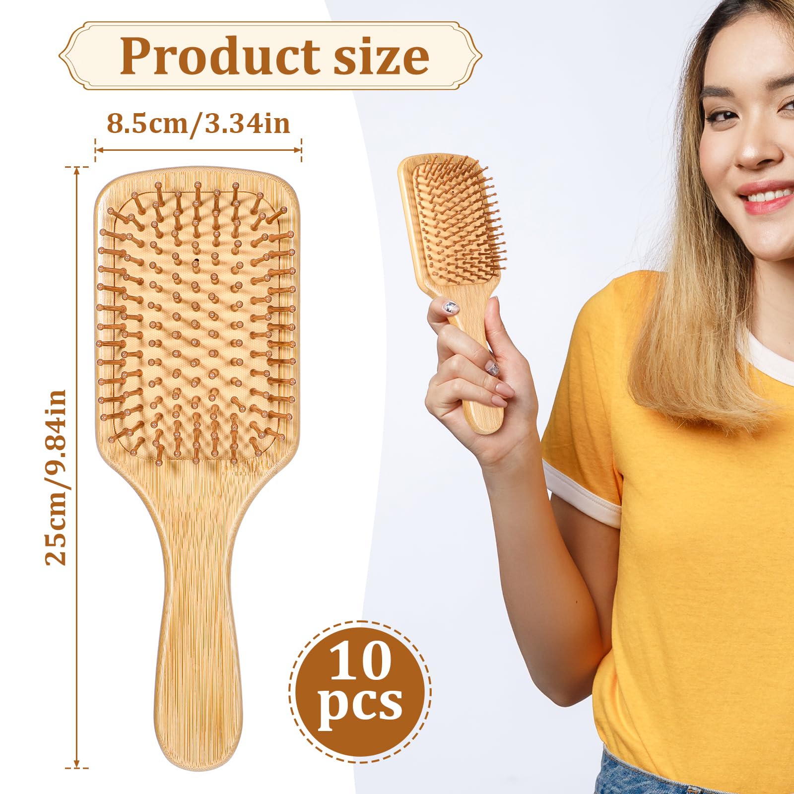 Cadeau idéal Simarro pour offrir une brosse en bambou.
