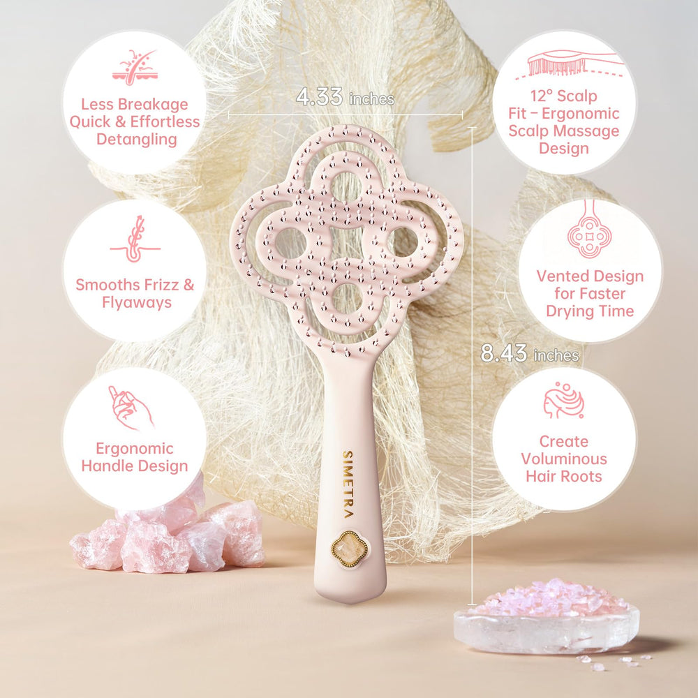 SIMETRA brosse boîte cadeau cristal rouge – idéale pour offrir et partager des souhaits.
