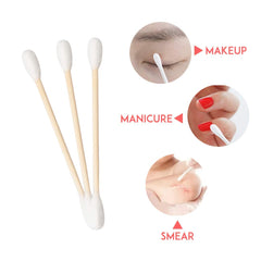Simetufy coton-tiges biodégradables en bois, usage polyvalent pour soins et arts