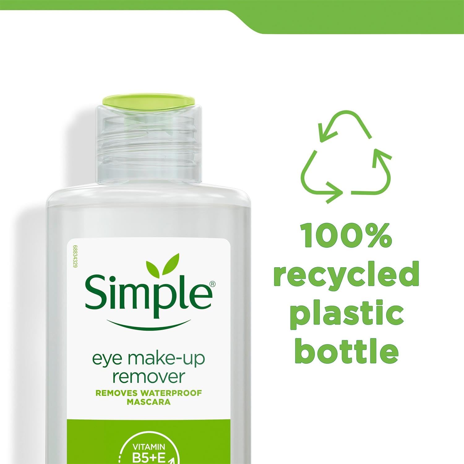 Démaquillant Simple Yeux: format 125 ml, pratique pour maison et voyage.