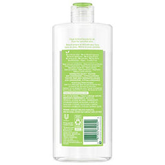 Simple Eau Micellaire: etiquette claire reflétant l'absence de parfum et de colorants.