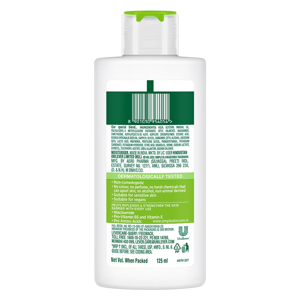 Simple Hydratant Léger: fini frais et non gras