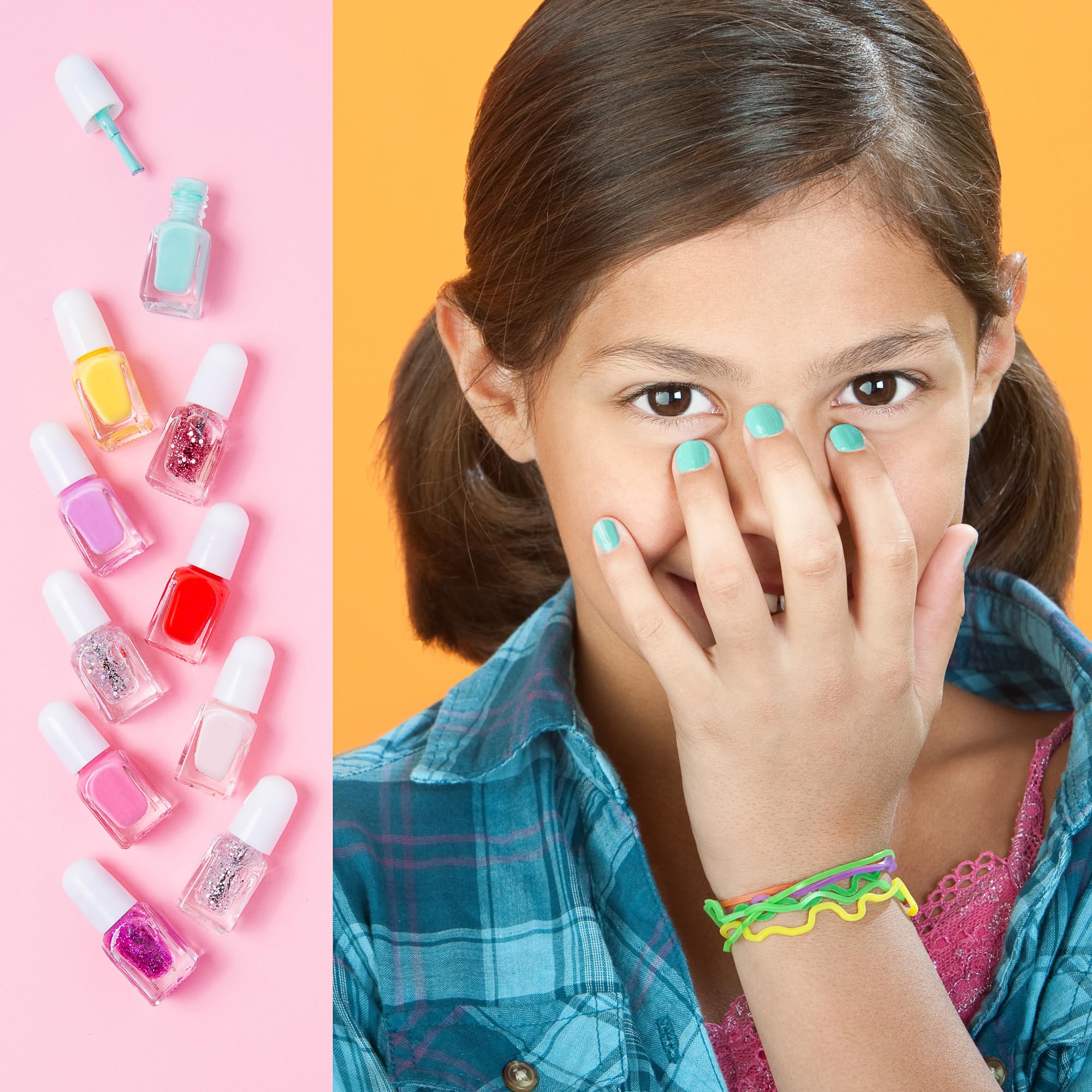 Ensemble mini-vernis SIMPLE PLEASURES, flacons assortis pour fêtes.
