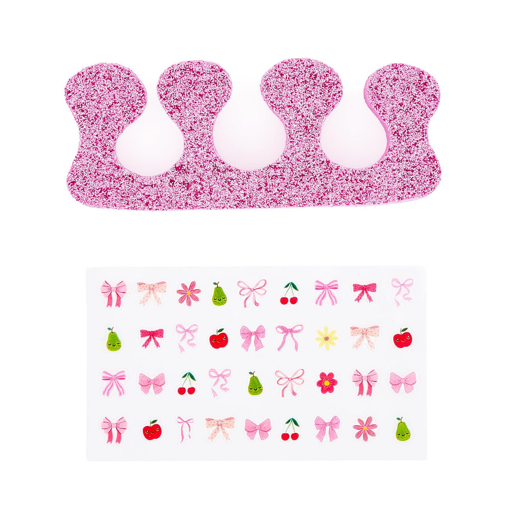 Vernis SIMPLE PLEASURES enfant avec paillettes, trois teintes scintillantes.