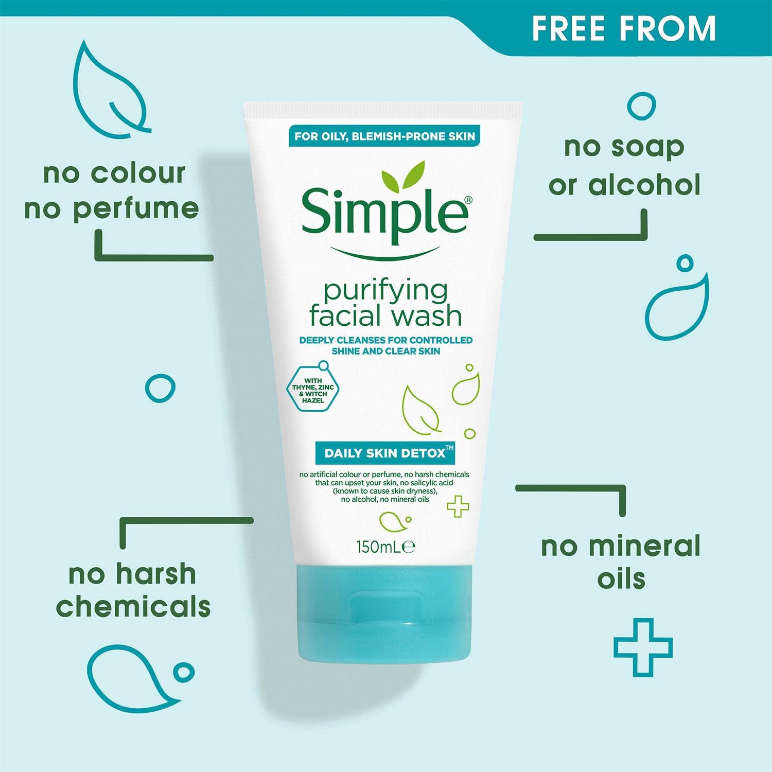 Simple hamamelis actif — ingrédient clé pour réguler le sébum