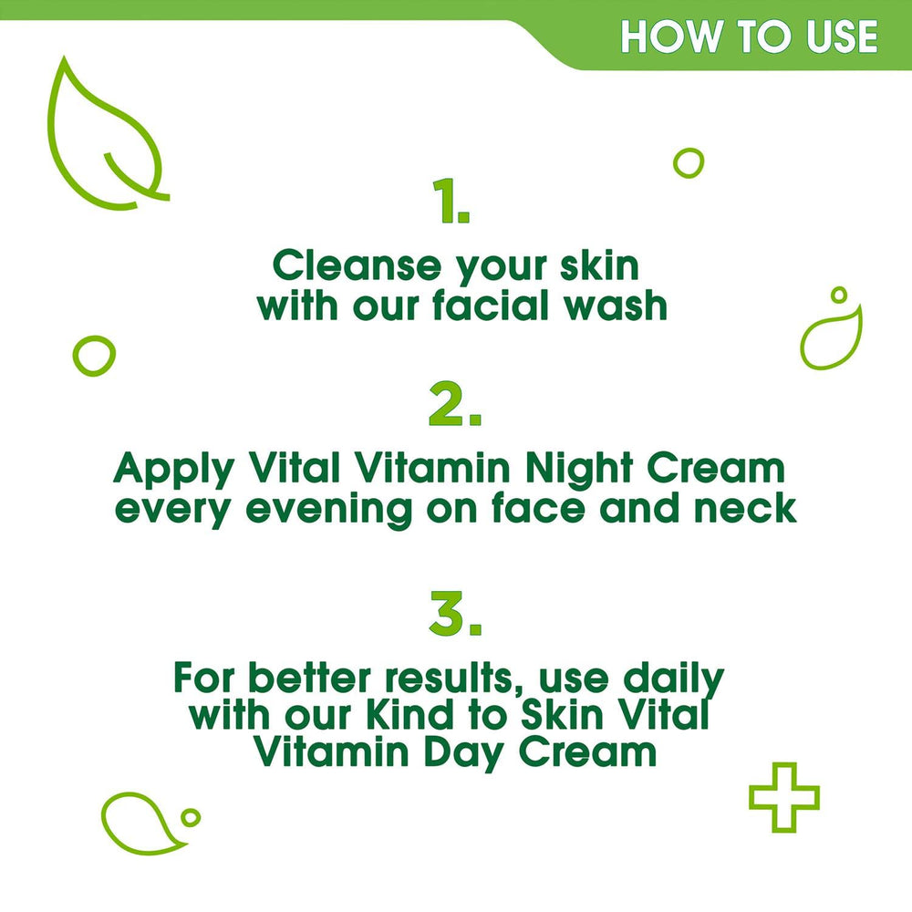 Rituel nocturne de soin avec Simple Vital Vitamin pour hydratation.