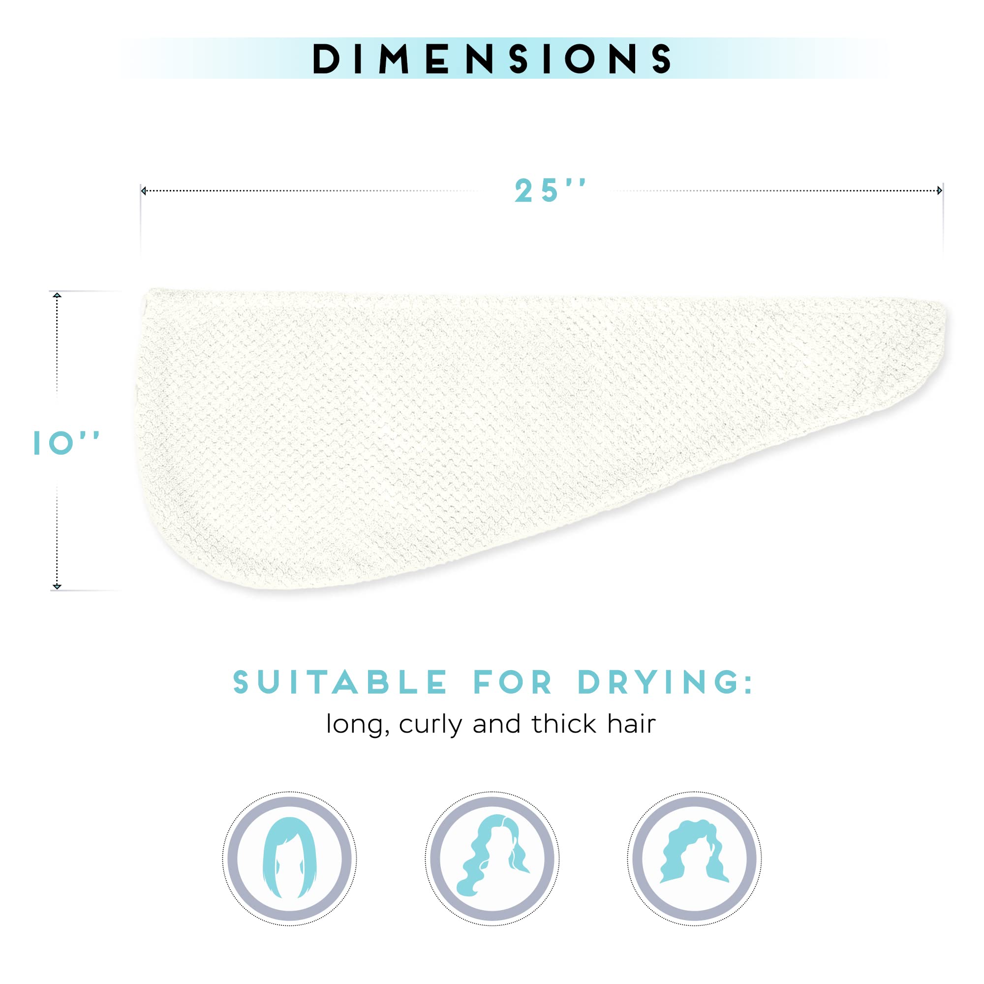 Turban SimpleField avec doubles boutons et bande élastique ajustable.