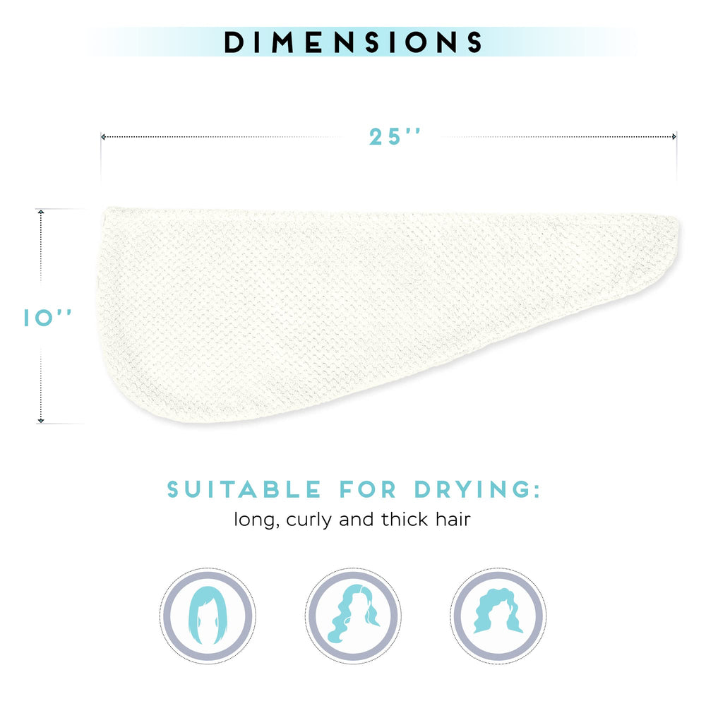 Turban SimpleField avec doubles boutons et bande élastique ajustable.
