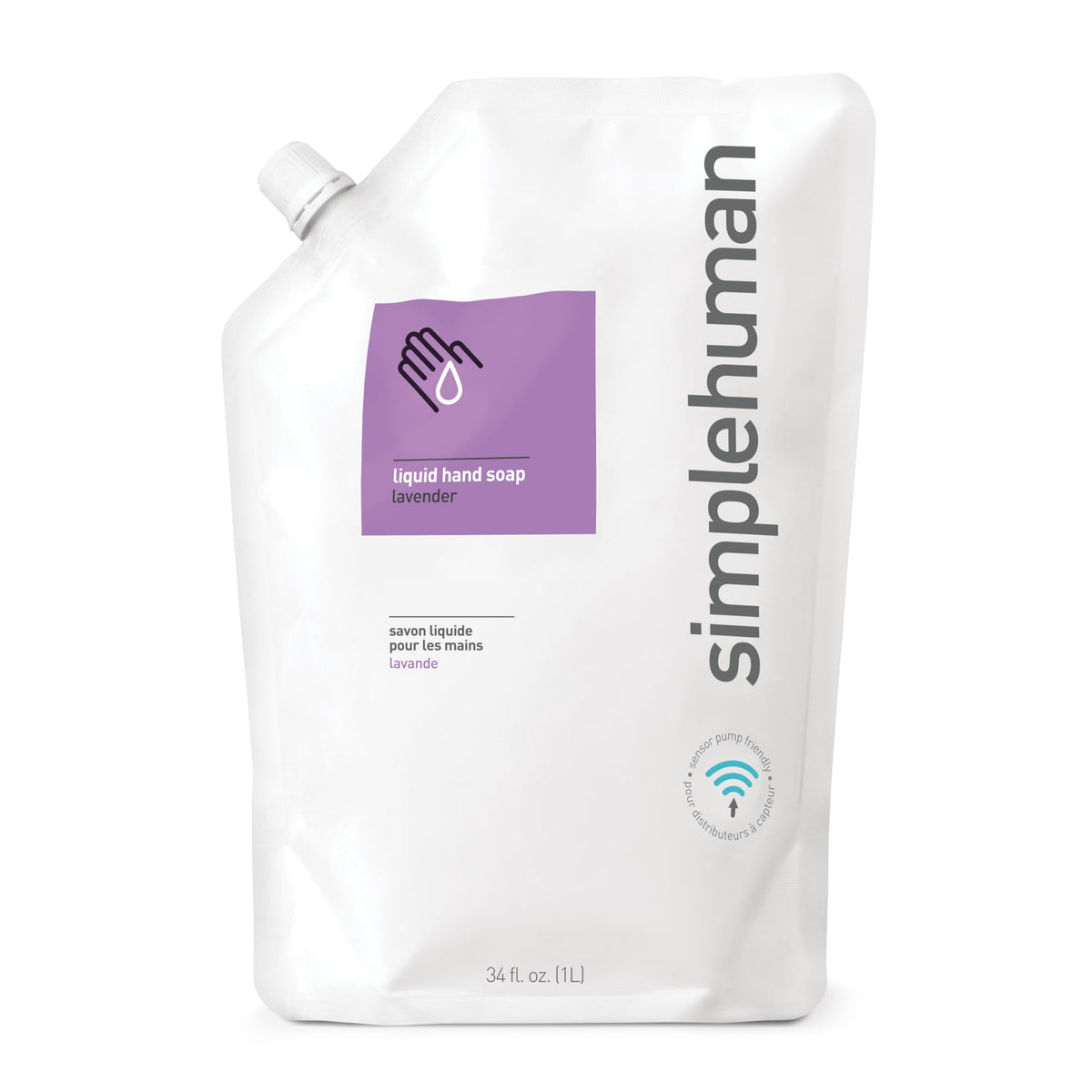 Simplehuman p apreciation: sachet remplissage lavande, réduction des déchets.