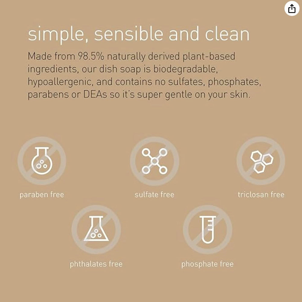 Mains propres avec le savon Simplehuman, lavage doux au quotidien.