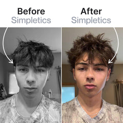 Simpletics argile capillaire vanille — application mains facile et tenue durable