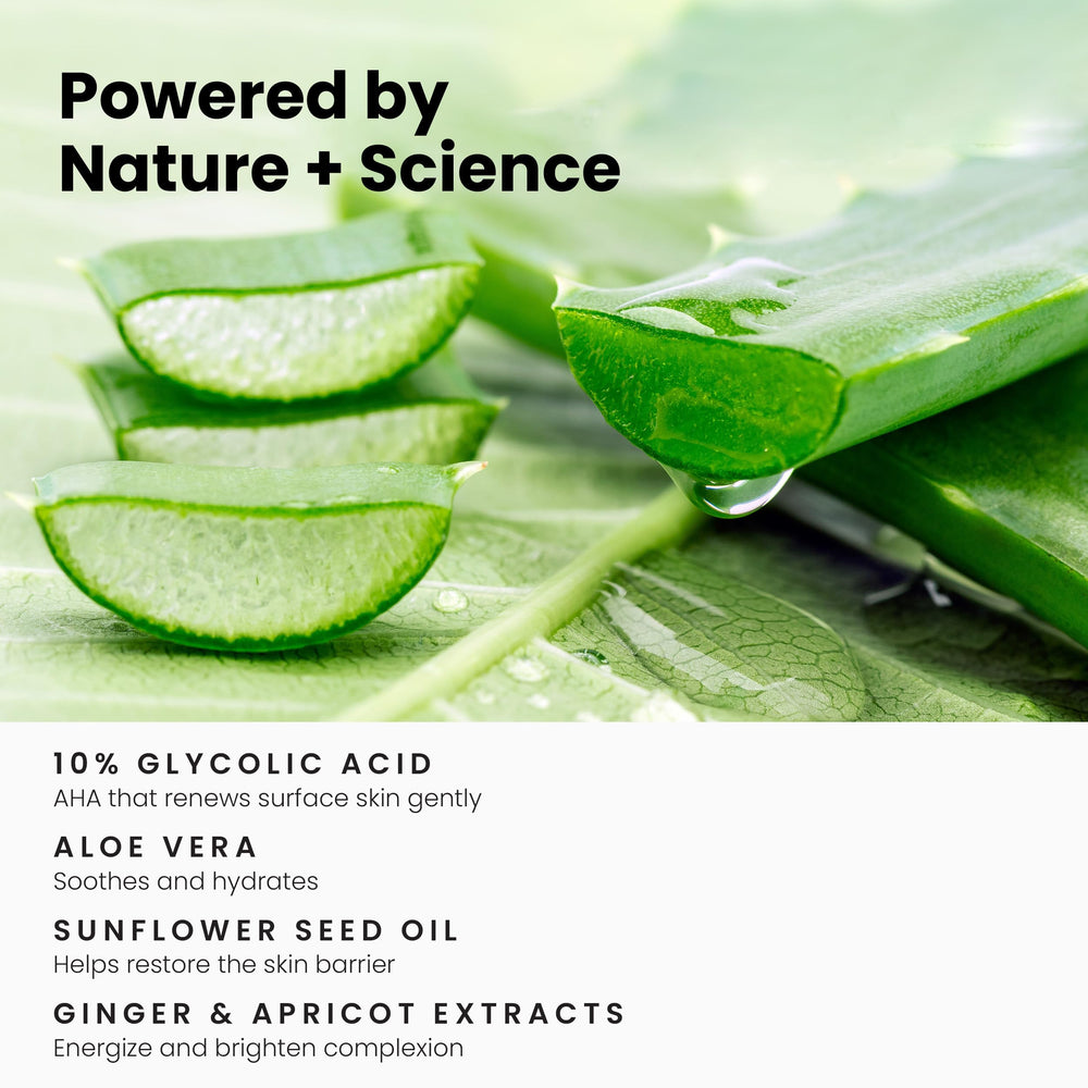 Simplified Skin composition aloé véra et huile de tournesol, hydratation douce.