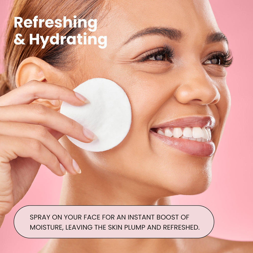 Brume douce sans alcool de Simplified Skin, convient à tous les types de peau.