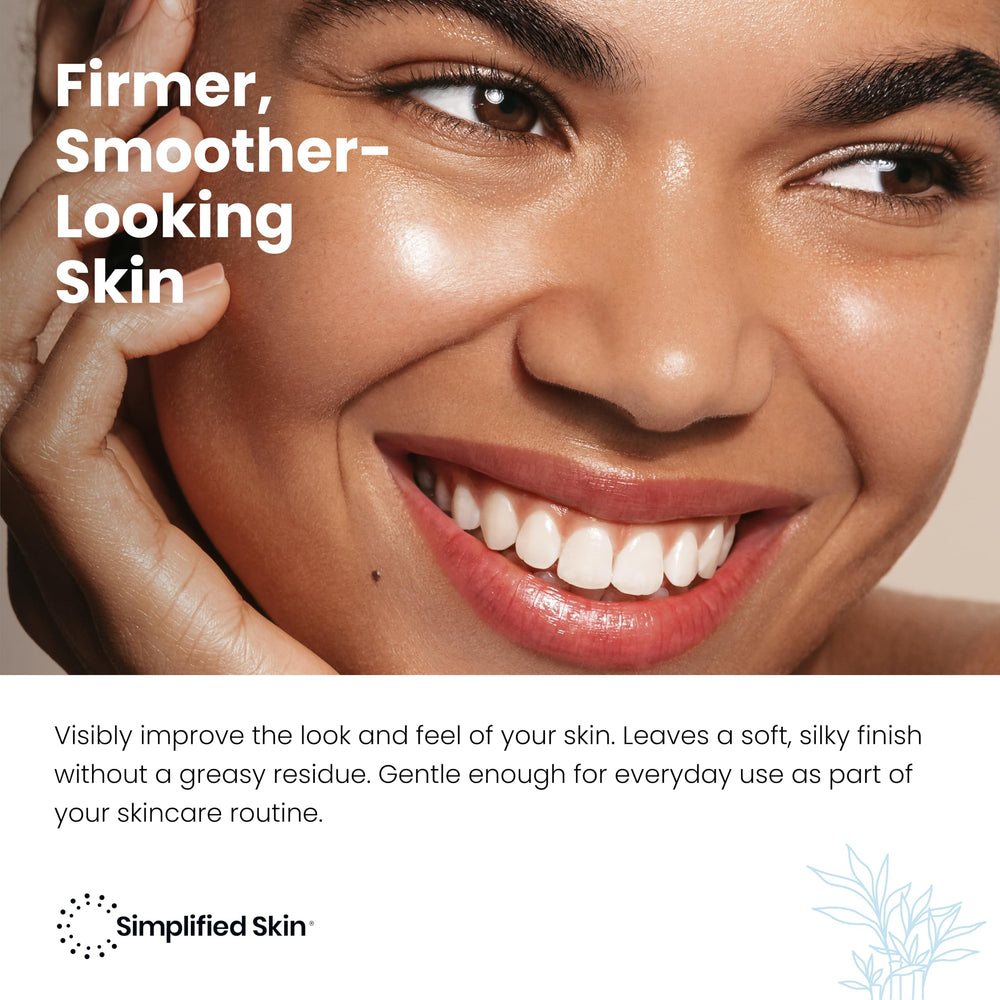 Soin Simplified Skin Retinol visage, texture légère et raffermissement potentiel.