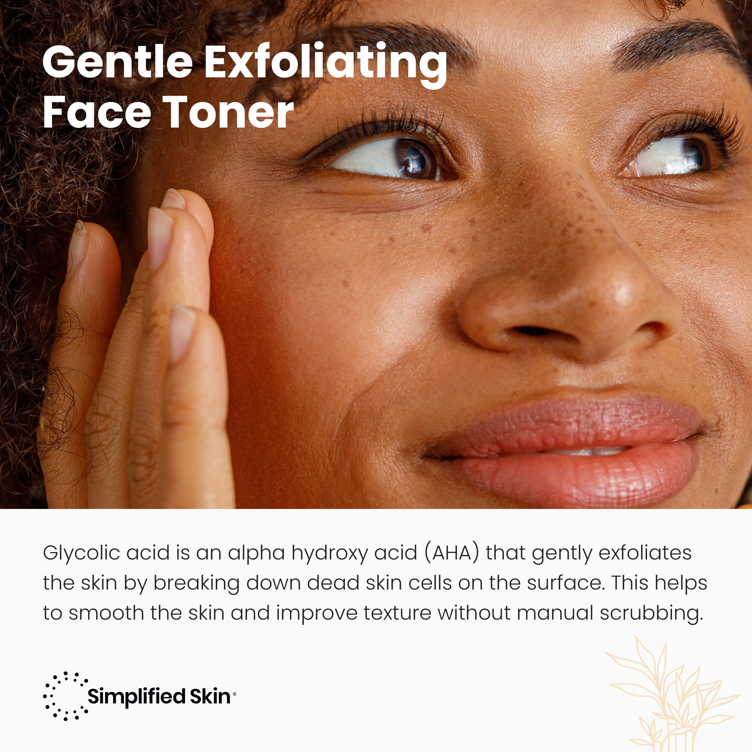 Usage polyvalent sur le corps et les aisselles avec Simplified Skin.