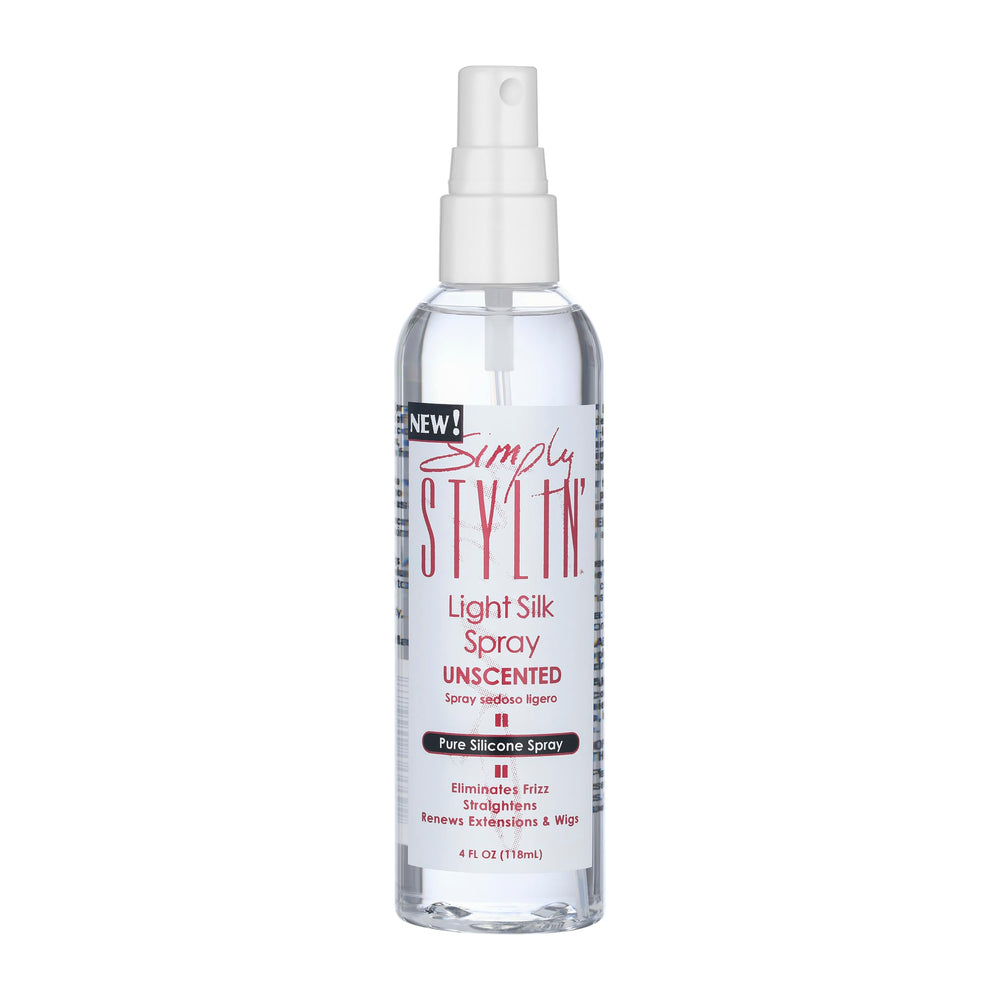 Simply Stylin' Light Silk Spray Unscented, bouteille; protection thermique et démêlage en douceur