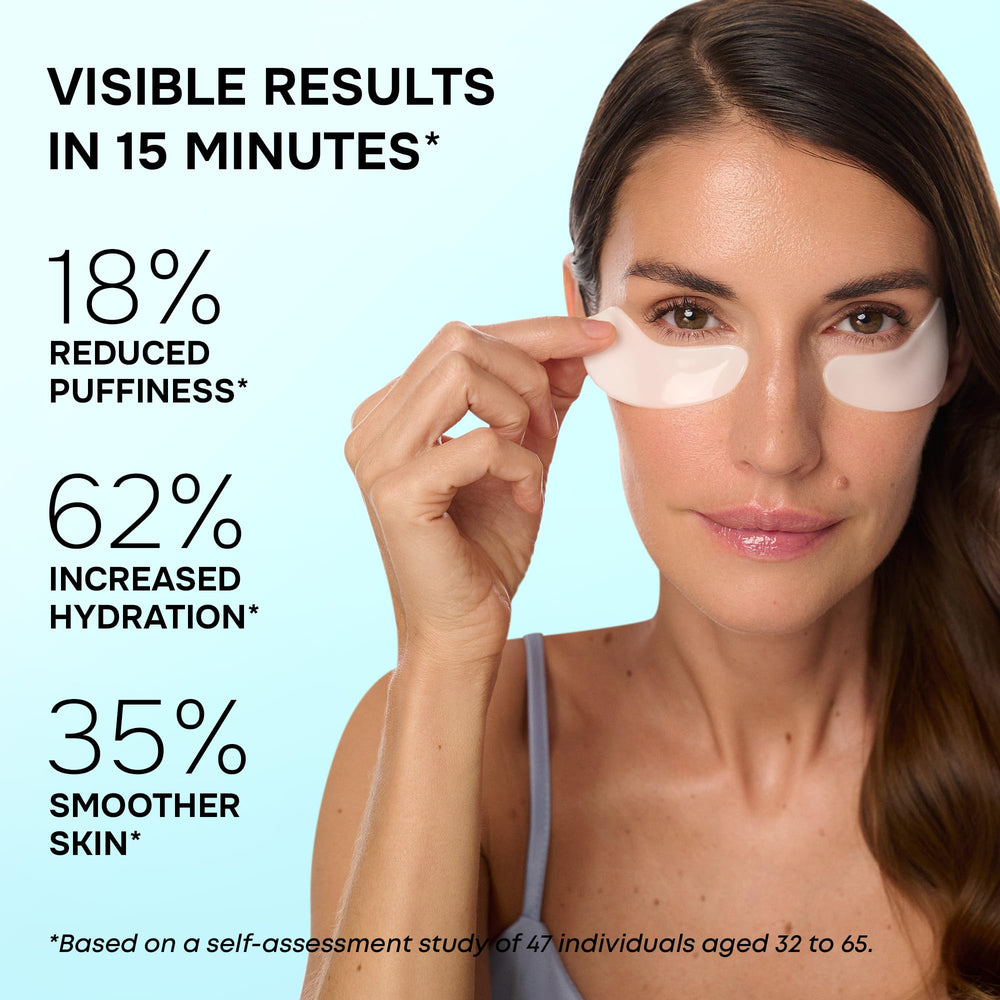Patch SimplyVital yeux hydratation profonde pour texture plus lisse sous les yeux