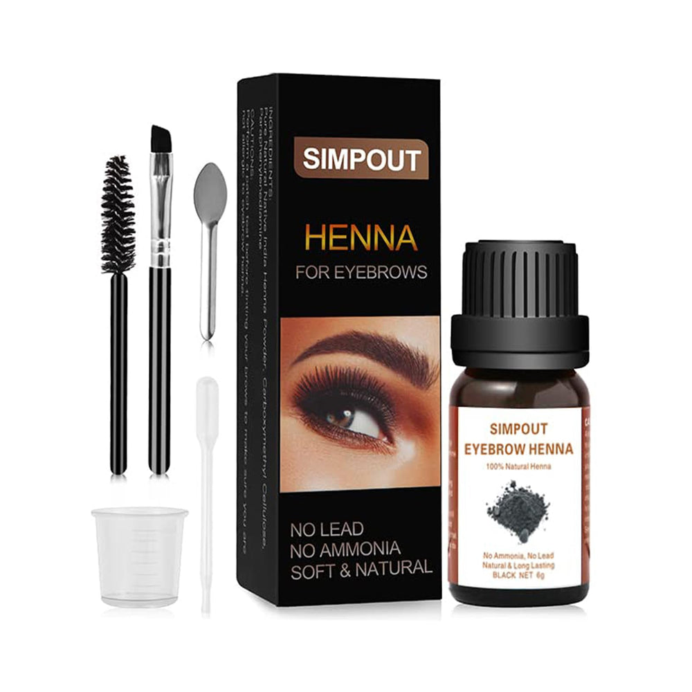 Simpout henné capillaire naturelle en poudre pour une coloration ciblée.