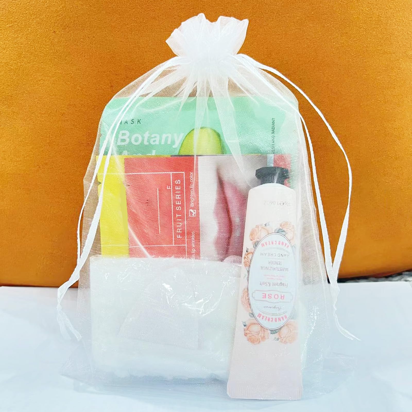 SIMSHOTUS sachets-organza: emballage élégant et pratique pour offrir ou ranger spa.