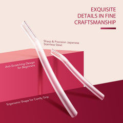 Utilisation à domicile avec le rasoir dermaplaning SINAHET pour exfolier en douceur